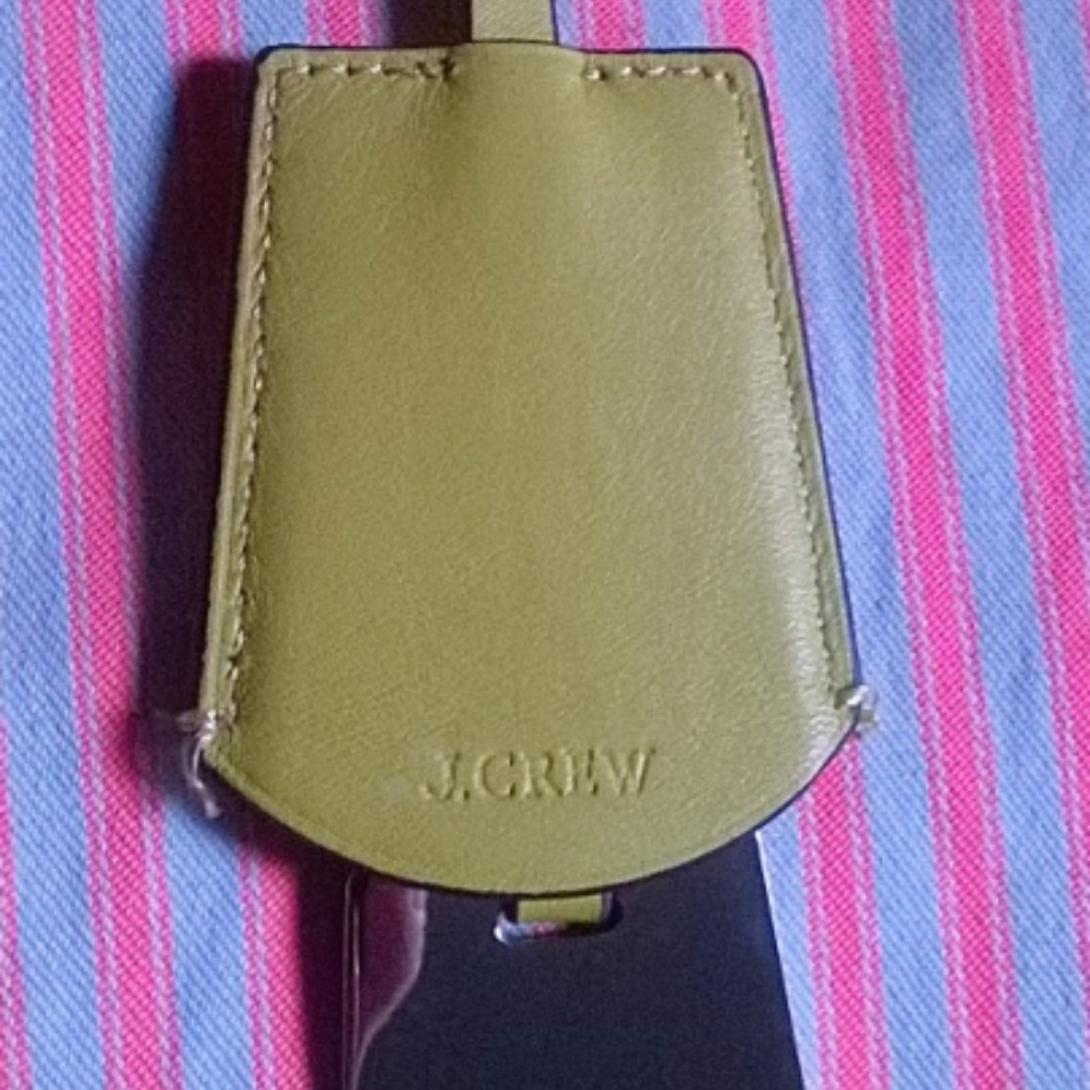 J Crew Handbag Accessory / Tag - Yellow
